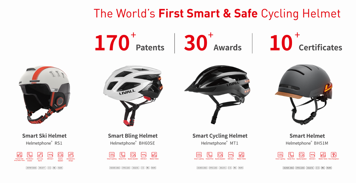 livall smart motorcycle helmet